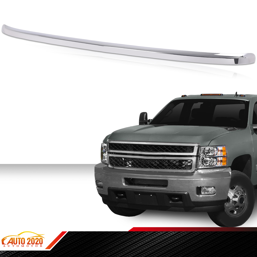 Hood Molding Chrome Trim For 2011-2014 Chevy Silverado 2500HD