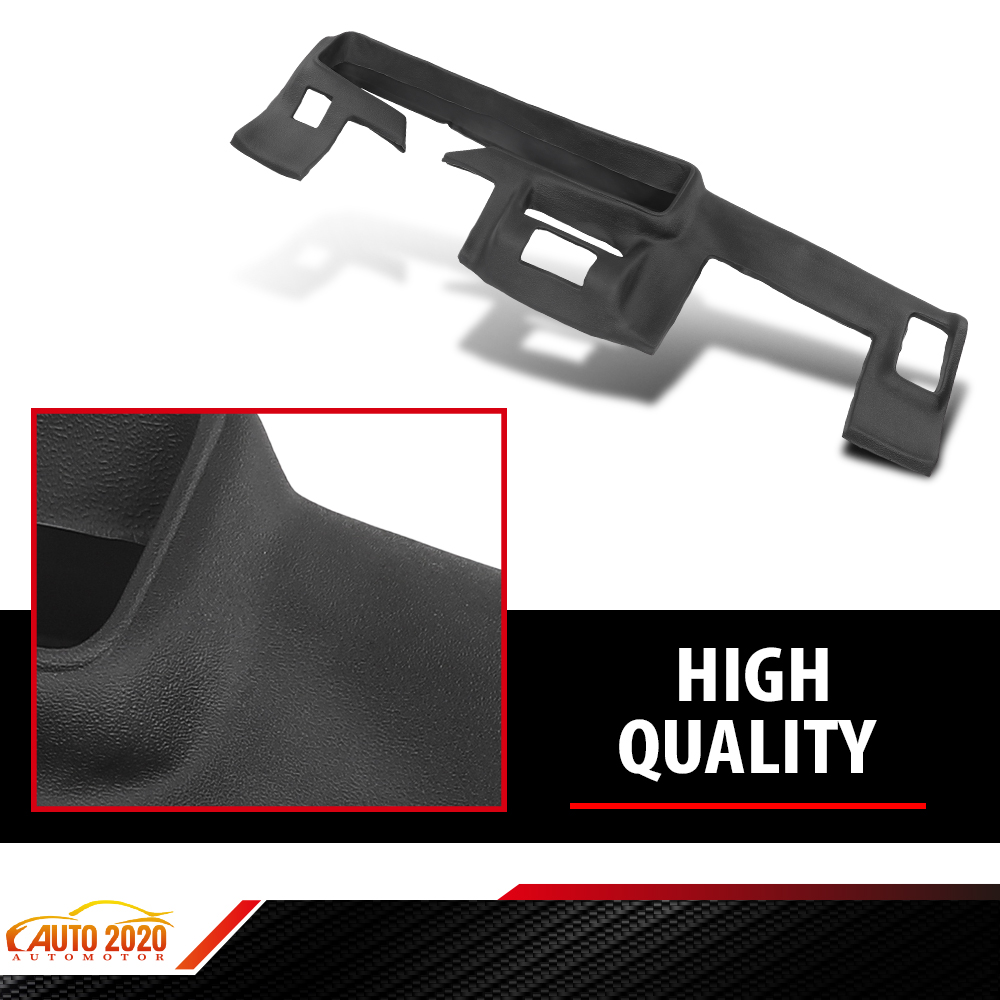 Black Dash Pad Carpet Cover Black Dash Cover Mat For Pontiac Firebird Trans Am (1982-1992) - Carpet Finish, USA Made 1988 Camaro Dash - Foto 8